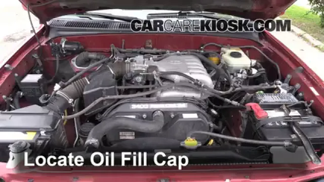 2002 Toyota 4Runner SR5 3.4L V6 Oil Add Oil